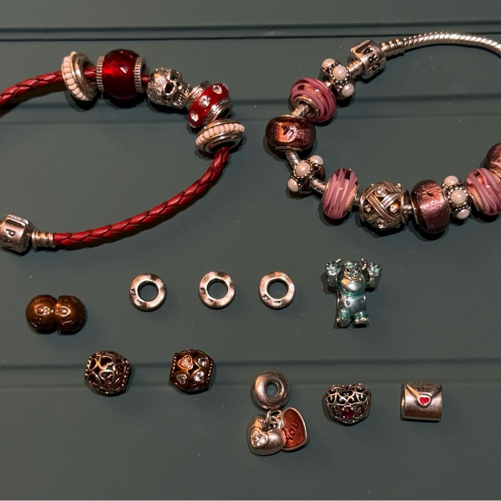 PANDORA bracelets, beads, charms, spacers & clips!